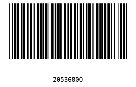 Barcode 2053680