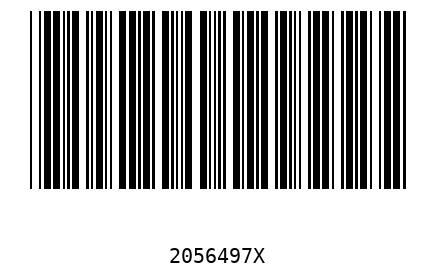 Barcode 2056497