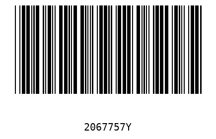 Bar code 2067757