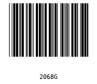 Barra Código, Code 39 2068