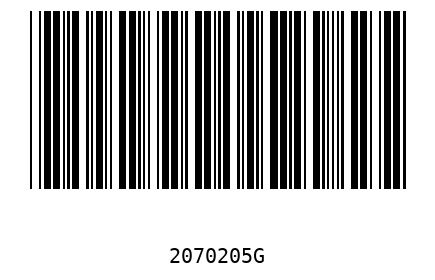 Barcode 2070205
