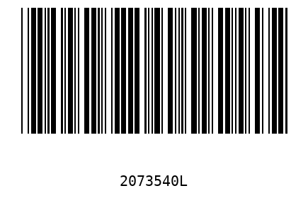 Barcode 2073540