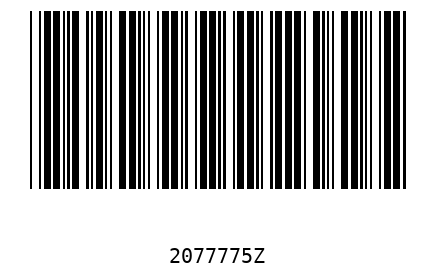 Barcode 2077775