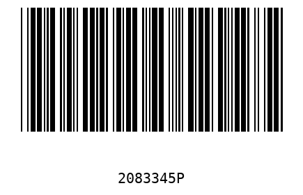 Bar code 2083345