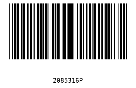 Barcode 2085316