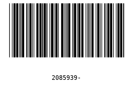 Barcode 2085939