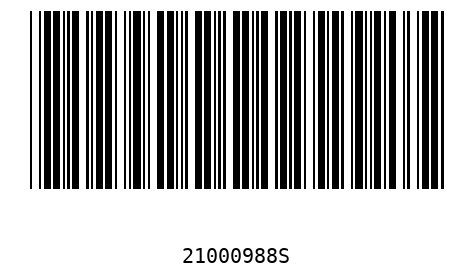 Barcode 21000988