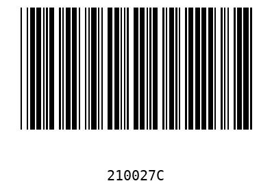 Barcode 210027