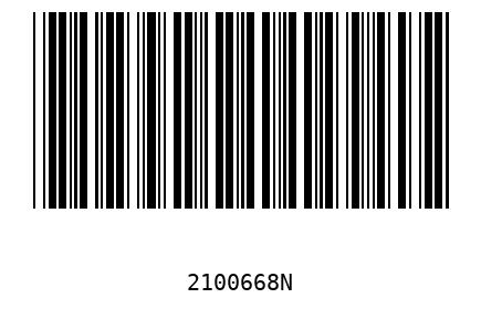 Barcode 2100668