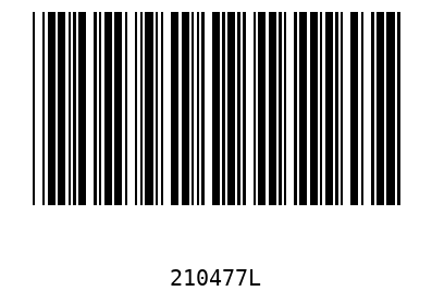 Barcode 210477