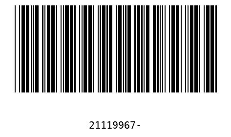 Barcode 21119967