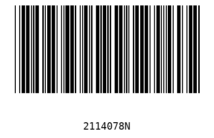 Barcode 2114078