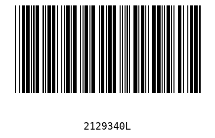 Barcode 2129340