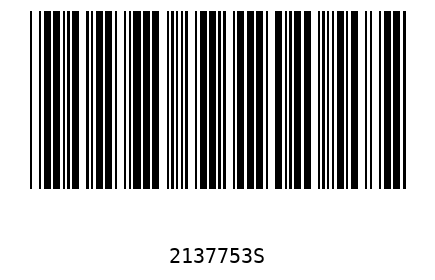 Bar code 2137753