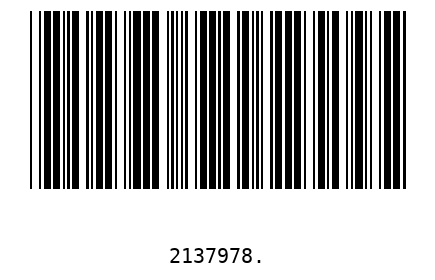 Barcode 2137978