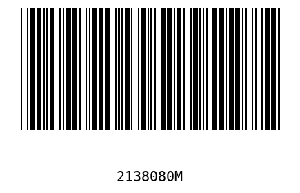 Barcode 2138080