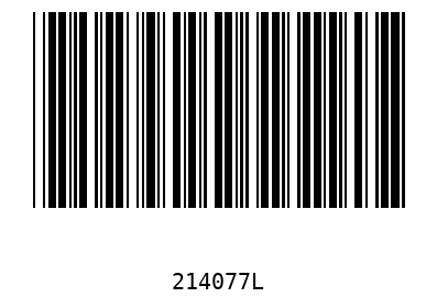 Barcode 214077