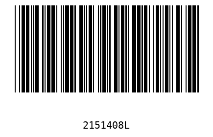 Barcode 2151408