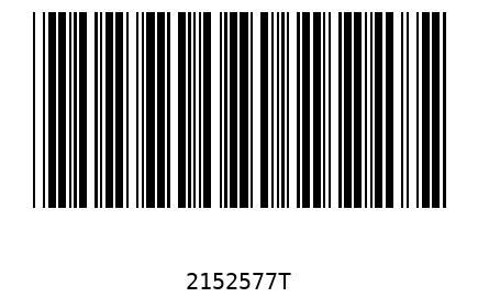 Barcode 2152577