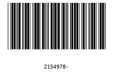 Barcode 2154978