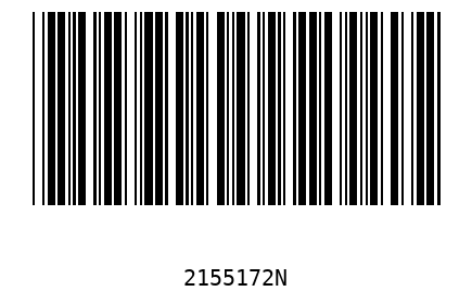 Bar code 2155172