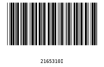 Barcode 2165310