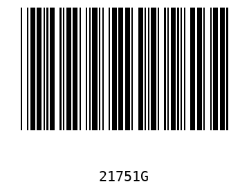 Barra Código, Code 39 21751