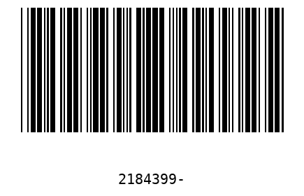 Barcode 2184399