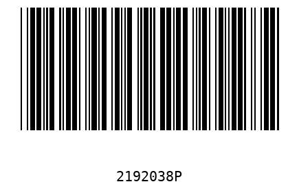 Barcode 2192038