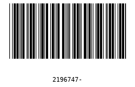 Barcode 2196747