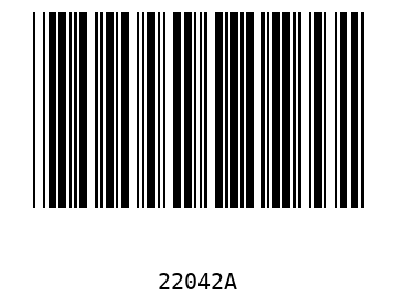 Barra Código, Code 39 22042