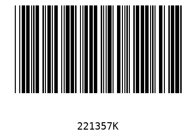 Barcode 221357
