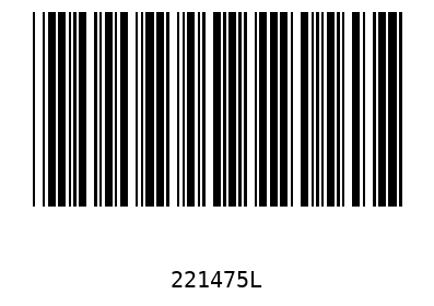 Barcode 221475