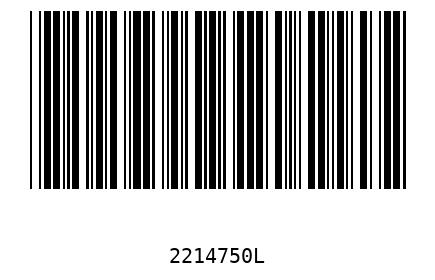 Barcode 2214750