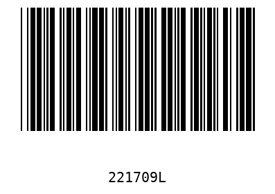 Barcode 221709