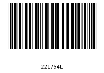 Barcode 221754