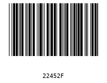Barra Código, Code 39 22452