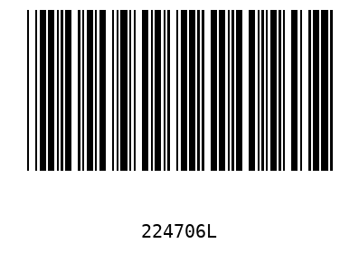 Barcode 224706