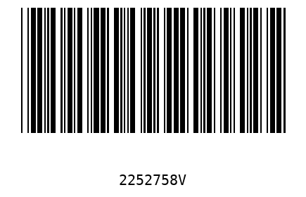 Barcode 2252758