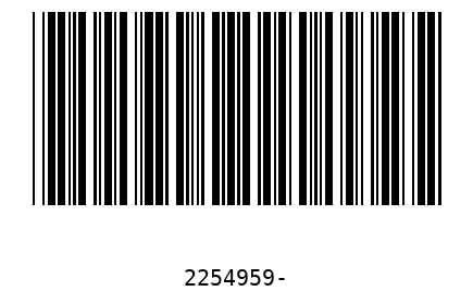 Barcode 2254959