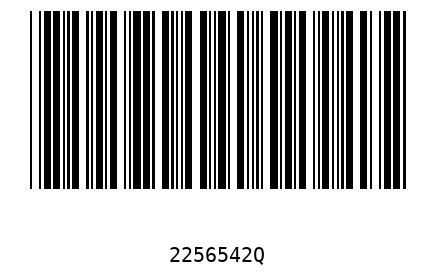 Barcode 2256542