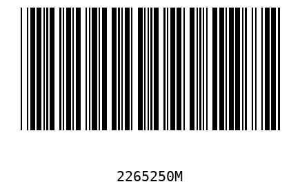 Bar code 2265250