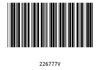 Barcode 226777