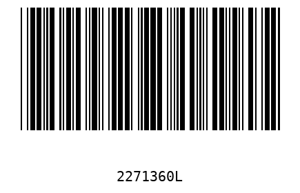 Barcode 2271360