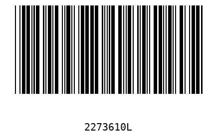 Barcode 2273610