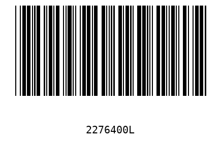 Barcode 2276400