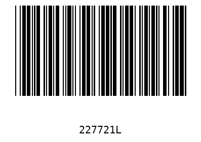 Barcode 227721