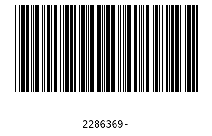 Barcode 2286369