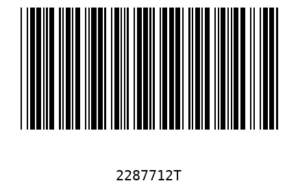 Barcode 2287712