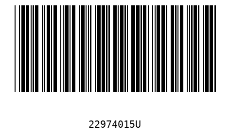 Barcode 22974015